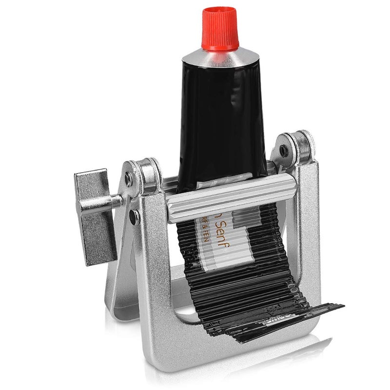 kwmobile Metal Toothpaste Tube Squeezer Large Multifunctional Tube Wringer Roller Dispenser for Hair Color Dye Paint Tubes Hand Cream Cosmetics - Image 1